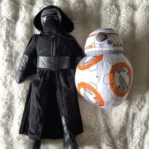 Star Wars Kylo Ren and BB-8 plushies